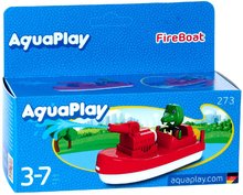 Accesorii pentru pistele de apă - Barcă cu motor cu tun de apă Fireboat AquaPlay cu o rază de acțiune de 2 metri și căpitanul crocodil Nils (compatibil cu Duplo)_3