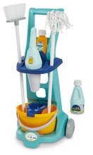 Igre kućanstva - Set za čišćenje Clean Home Écoiffier kolica s usisivačem i daska za glačanje s glačalom od 3 godine_4