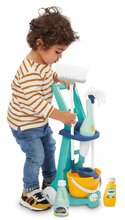 Igre v gospodinjstvu - Čistilni set CleanHome Écoiffier voziček s sesalnikom in likalna deska z likalnikom_9