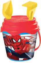 Produse vechi - Set de nisip în găleată Mondo cu stropitoare The Ultimate Spiderman 7 bucăţi 14 cm_0