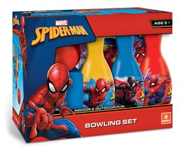 Kegelspiel - Bowling Spiderman Mondo mit Ball (Höhe 20 cm) 6 Teile_0