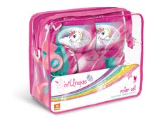 Kinderrollschuhe - Rollschuhe mit Protektoren Einhorn Mondo vier Räder Größe 22-29 rosa_2