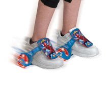 Detské kolieskové korčule - Klip na topánky s kolieskami a svetlom Spiderman Mondo ložiská 608ZZ, PVC kolieska 68 mm priemer od 5 rokov_0