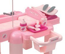 Căsuțe pentru păpuși - Masă de înfăşat pentru păpuşă Nursery Écoiffier cu bucătărie de jucărie şi baie cu 22 de accesorii roz de la 18 luni_3