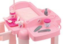 Domečky pro panenky - Přebalovací stolek pro panenku Nursery Écoiffier s kuchyňkou a koupelnou s 22 doplňky růžový od 18 měsíců_0