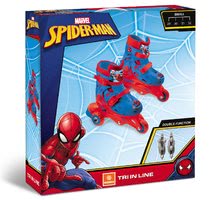 Pattini a rotelle per bambini - Pattini in linea inline a 3 ruote Spiderman Mondo con ruote in PVC a doppia funzione 29-32  misura_2