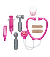 Lékařské vozíky pro děti - Lékařský kufřík pro panenky Écoiffier s doplňky růžový od 18 měsíců_1