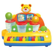 Staré položky - Activity piano elektrické 2v1 Kiddieland s míčkem od 12 měsíců_2