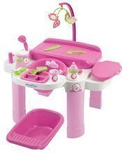 Domečky pro panenky - Přebalovací stůl pro panenky Nursery Écoiffier s koupelnou a jídelním koutkem od 1–5 let_1