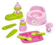 Maisons de poupées - Coin de garde pour poupée Nursery 4in1 Écoiffier Lit bébé, chaise de salle à manger, panier et pot de 18 mois._0