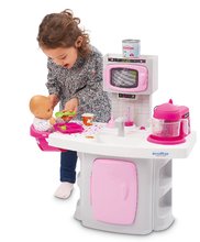 Egyszerű játékkonyhák - Konyhastúdió játékbabának The Baby's Kitchen Écoiffier főző- és étkezősarokkal 18 hó-tól_1