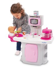 Einfache Spielküchen - Küchenstudio für eine Puppe The Baby's Kitchen Écoiffier mit Koch- und Essecke ab 18 Monaten ECO2899_1