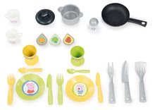 Bucătării simple de jucărie - Bucătărie cu aripi, care se pot deschide şi aparat de cafea Peppa Pig Smoby 22 accesorii_3
