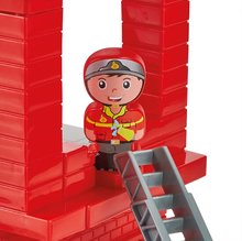 Abrick építőkockák - Építőjáték Tűzoltóság Abrick Écoiffier 2 figurával és 3 járművel 18 hó-tól_3