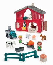 Abrick építőkockák - Építőjáték hagyományos farm kisautóval Abrick Écoiffier és 2 figurával és 5 állatkával 18 hó-tól_1