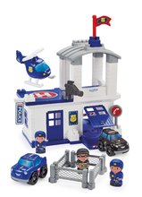 Gioco di costruzioni per bambini  Abrick - Costruzione garage stazione di polizia  Abrick Écoiffier con 3 figurine a 3 macchinine da 18 mesi_0