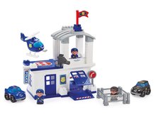 Otroške kocke Abrick - Kocke garaža Policijska postaja Abrick Écoiffier s 3 figuricami in 3 vozili od 18 mes_1