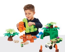 Stavebnice Abrick -  NA PREKLAD - Bloques de construcción con dinosaurios Abrick Dinoland Écoiffier Con dos figuras y un vehículo desde 18 meses_1