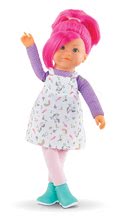 Jucării pentru bebe - Păpușa Nephelie Rainbow Dolls Corolle cu păr mătăsos roz și miros de vanilie 38 cm de la 3 ani_0