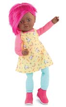 Bábiky od 3 rokov - Bábika Céléna Rainbow Dolls Corolle s hodvábnymi vlasmi a vanilkou cyklaménová 38 cm_1