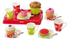 Kuhinje za djecu setovi - SMOBY 311201-3 crvena kuhinja Tefal French Touch Mjehurići sa šumom a ledom+čajni set s 25 priborom i ladicom _1