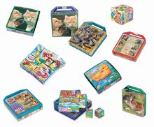 Briques dessins animés - Puzzle cubes Animaux Safari Dohány 16 pièces, dès 3 ans_1