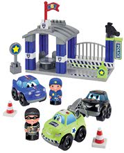 Stavebnice Abrick - Stavebnice policejní stanice Abrick Écoiffier s 3 auty a 2 figurkami od 18 měsíců_2