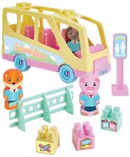 Otroške kocke Abrick - Kocke Šolski avtobus Twee Pop Abrick Écoiffier s 3 figuricami živalic od 18 mes_1