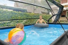 Schwimmbecken- rechteckig - Pool mit Abdeckung und Filtration Black Wood Pool Exit Toys Stahlkonstruktion 300*200*65 cm schwarz ab 6 Jahren_7
