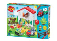 Gioco di costruzioni per bambini  Abrick - Gioco di costruzione  fattoria con trattore Abrick Écoiffier con 8 animali e 3 agricoltori dai 1,5-5 anni_0