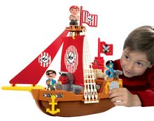 Cuburi de construit Abrick - Joc de construit Barca piraţilor Abrick Écoiffier cu 3 figurine de la 18 luni_1