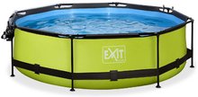 Piscine rotunde - Piscină cu prelată și filtrare Lime pool green Exit Toys construcție rotundă din metal 300*76 cm verde de la 6 luni_1