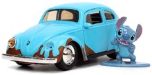 Modely - Autíčko s figurkou Lilo & Stitch VW Beetle 1959 Jada kovové délka 12,7 cm 1:32_5