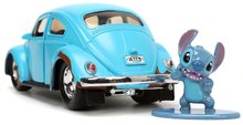 Modele machete - Mașinuță cu figurina Lil & Stitch VW Beetle 1959 Jada din metal 12,7 cm lungime 1:32_11