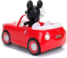 Mașini cu telecomandă - Mașină de jucărie cu telecomandă RC Mickie Roadster Jada roșie 19 cm lungime de la 3 ani_0