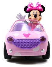 Mașini cu telecomandă - Mașinuță cu telecomandă RC Minnie Roadster Jada roz 19 cm lungime_0