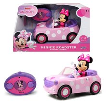 Vozila na daljinsko upravljanje - Autíčko na diaľkové ovládanie RC Minnie Roadster Jada ružové dĺžka 19 cm_3