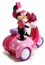 Mașini cu telecomandă - Motocicletă cu remorcă și telecomandă IRC Minnie Scooter Jada roz 19 cm lungime_0