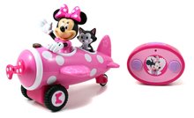 Mașini cu telecomandă - Avion cu telecomandă IRC Minnie Plane Jada roz 19 cm lungime_1