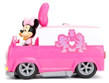 Mașini cu telecomandă - Mașinuță cu telecomandă IRC Minnie Van Jada roz 19 cm lungime_3