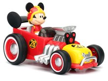 Mașini cu telecomandă - Mașinuță cu telecomandă IRC Mickey Roadster Racer Jada roșie 19 cm lungime_1