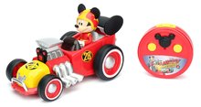 Mașini cu telecomandă - Mașinuță cu telecomandă IRC Mickey Roadster Racer Jada roșie 19 cm lungime_2
