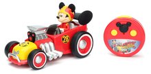 RC modely - Autíčko na dálkové ovládání IRC Mickey Roadster Racer Jada červené délka 19 cm_3
