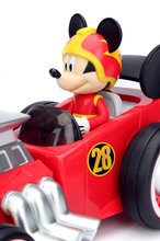 RC modely - Autíčko na diaľkové ovládanie IRC Mickey Roadster Racer Jada červené dĺžka 19 cm_9