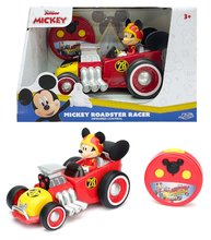 RC modely - Autíčko na diaľkové ovládanie IRC Mickey Roadster Racer Jada červené dĺžka 19 cm_12