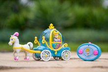 RC modely - Autíčko na dálkové ovládání Pohádkový kočár Disney Princess RC Cinderella's Carriage Jada délka 28 cm_5