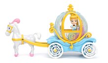 RC modely - Autíčko na dálkové ovládání Pohádkový kočár Disney Princess RC Cinderella's Carriage Jada délka 28 cm_0
