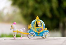 RC modely - Autíčko na dálkové ovládání Pohádkový kočár Disney Princess RC Cinderella's Carriage Jada délka 28 cm_7