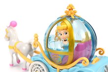 RC modely - Autíčko na dálkové ovládání Pohádkový kočár Disney Princess RC Cinderella's Carriage Jada délka 28 cm_3
