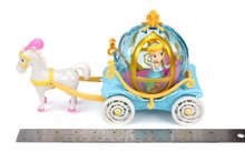 RC modely - Autíčko na dálkové ovládání Pohádkový kočár Disney Princess RC Cinderella's Carriage Jada délka 28 cm_0